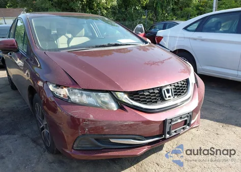 2015 Honda Civic Ex z USA, uszkodzony, nr VIN 19XFB2F8XFE227841